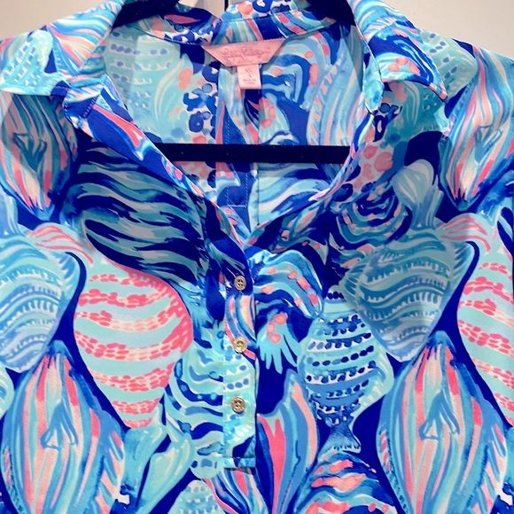 XS Lilly Pulitzer blouse - Picture 2 of 5